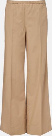 Moncler Cotton wide-leg pants
