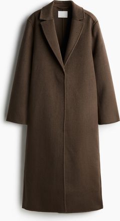 H&M Handgefertigter Mantel aus Wollmix - Beige