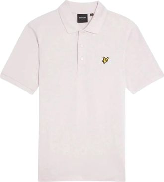 Lyle & Scott Polo Shirts - Heren - Polos - Wit - XL - Katoen - Tops