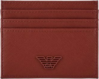Emporio Armani Oranje Portemonnees & Pasjeshouders Yem 320Y730E84072 - Heren - Portefeuilles - Oranje - ONE Size - Accessoires