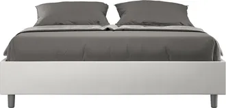 ITYhome Sommier Cama Doble Contenedor 160x190 Azelia M Color: Blanco - Versi&oacute;n: Con Caja De Almacenaje