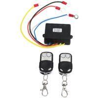 OEM Kit Receptor De Interruptor De Control Remoto Inal&aacute;mbrico Universal De 12 V/24 V Para Cabrestante, Compatible Con Camiones, Atv Y Suv