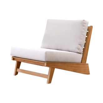 Tikamoon Sill&oacute;n de jard&iacute;n de teca maciza