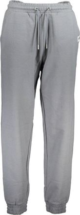 Calvin Klein Womens Drawstring Relaxed Fit Pants - Grey Cotton - Size X-Small
