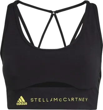 adidas (WMNS) adidas By Stella Mccartney Truestrength Medium-Support Bra Asia Sizing Black HG6846