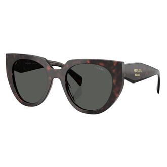 Prada Sunglasses, unisex, Brown, Size: 52 MM Oversized Cat-eye Sunglasses