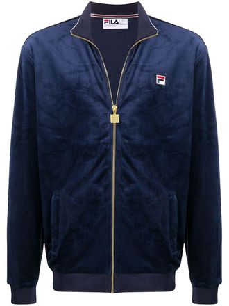 Fila Fluwelen trainingsjack - Blauw