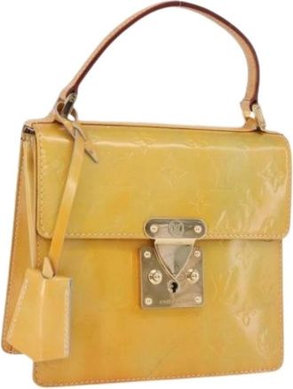 Louis Vuitton Pre-owned Spring Street Hand Bag - Dames - Vintage Handtas - Geel - ONE Size - Vintage