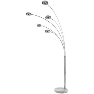 Oresteluchetta L&aacute;mpara De Pie Moderna Con 5 Pantallas Orientables H216 Cm Wellington