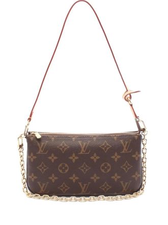 Louis Vuitton 2021 Monogram Pochette Accessoires handbag - women - PVC - One Size - Brown