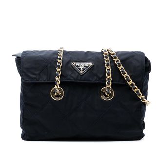 Prada Pre-owned Prada Impuntu Tessuto Chain Shoulder Bag Ladies 3JF3G1FF6Q5ADJVV