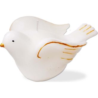 Tag Gilded Dove Sculpted Candle White Christmas Novelty Wax at Nordstrom