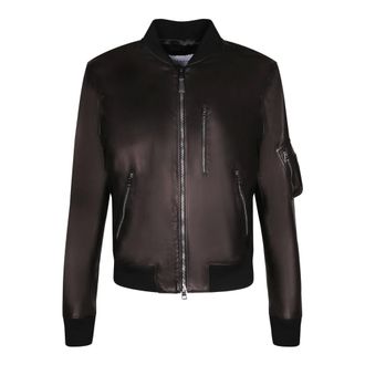 Givenchy Heren, Jassen, Zwart, Maat: L Leer