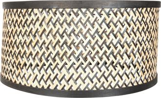 Steinhauer Pantalla De L&aacute;mpara - Shade - Negro - Bamb&uacute; Madera - - Steinhauer