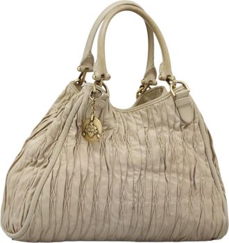 Bally Handbag Leather Leather Tote Bag Bag (Pre-Owned)