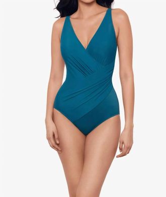 Miraclesuit Oceanus One Piece Swimsuit In Green