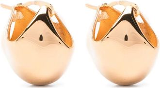 Khaite Kleine Lotus oorbellen - Goud