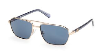Guess GU00301 32V Mens Sunglasses Gold Size 59
