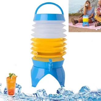 OEM Unidad, Dispensador De Agua Plegable, Dispensador De Zumos, F&aacute;cil De Transportar, F&aacute;cil De Guardar, Azul, 7,5 L, Viajes Y Picnics