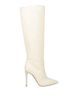 【関税込み】Paris Texas オフホワイト スティレット 85 ブーツ White croc-effect leather heel 85 boots – Paris Texas