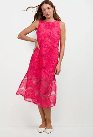 Trina Turk Belisama Organza Midi Dress