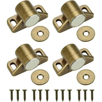 OEM Piezas De Cierre Magn&eacute;tico Para Puertas De Armarios, Pestillo Magn&eacute;tico Para Puertas, Cierre Magn&eacute;tico Para Puertas Con 4 Arandelas Y 12 Tornillos, Ci