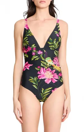 Kobi Halperin Cornelia Bathing Suit In Black Multi