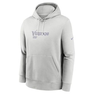 Nike Minnesota Vikings Slot Receiver Club Nike Mens NFL Pullover Hoodie in Grey | 01D10BB9M-PF5