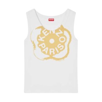 Kenzo Canotta Boke Flower 2.0 - - Tops - Donna - Bianco - L