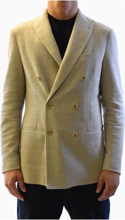 Fay Stijlvolle Jas voor Alle Seizoenen - Heren - Blazers - Beige - S - Jassen