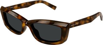 Saint Laurent SL 658 Asian Fit 002 Womens Sunglasses Tortoiseshell Size 54