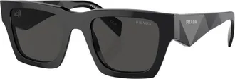 Prada Sunglasses, unisex, Black, Size: 50 MM Pra06S Sunglasses