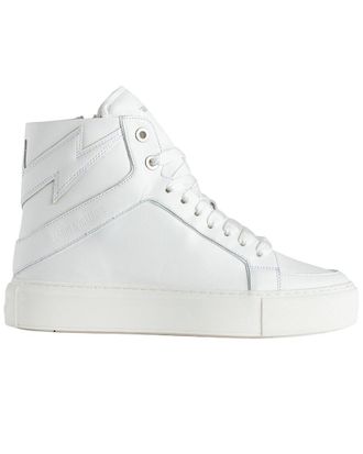 Zadig&Voltaire High Flash Chunky Smooth Leather Sneaker