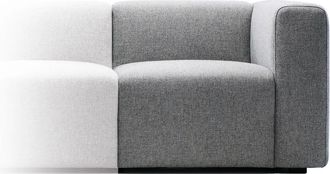 HAY Mags Narrow Module 1061, Armlehne rechts / hellgrau (Hallingdal 130)