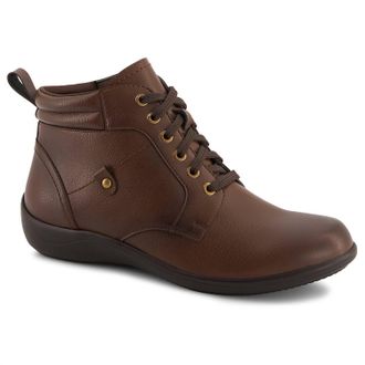 Andrea Womens Fasion Booties In Brown