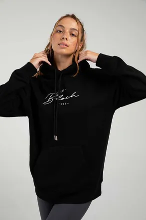 Bloch Off-Duty Terry Longline Hoodie, Black