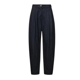 Genny Broeken, Dames, Blauw, XS, Tapered Broeken