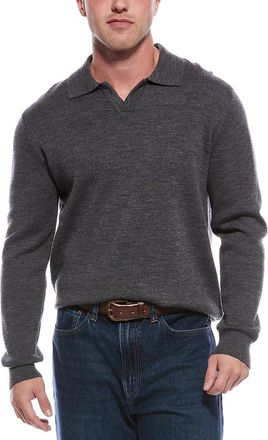 Magaschoni Wool-Blend Johnny Collar Sweater