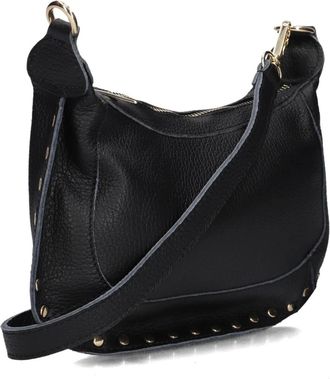 Notre-V Monica Classic Grain - Dames - Tassen - Zwart - Maat: ONE Size Leer