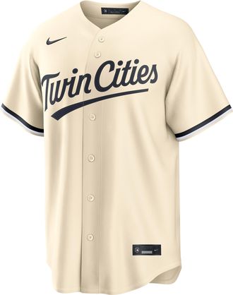 Nike Minnesota Twins Nike Mens MLB Replica Jersey in Brown | RP26MTA1TIS-PV6