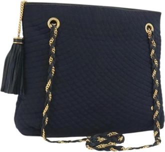 Bally Borsa a tracolla in nylon Pre-owned - - Pre-owned - Donna - Blu - ONE SIZE