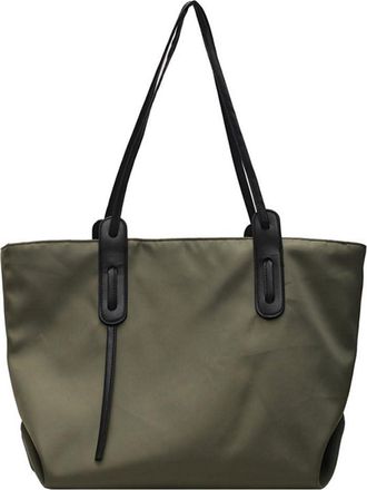 Generic Shoulder Bag for Women Nylon Large Capacity Satchel Purse with Zipper Hobo Bag Solid Color for Work Travel Shopping Shopper Bag (Green)