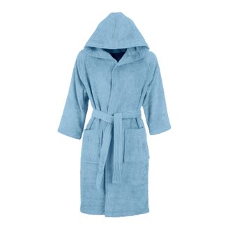 KASANOVA Accappatoio spugna L/XL azzurro tinta unita