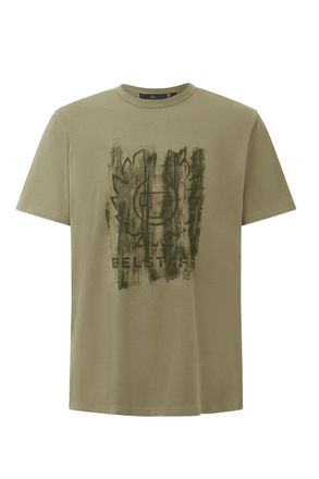 Belstaff CORROSION T SHIRT Size: XXL, colour: GREEN