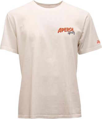 MC2 Saint Barth Portland T-shirt - Heren - T-shirts - Beige - S - Katoen - Tops