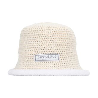 Jacquemus Hats, female, White, Size: ONE SIZE Le Bob Bordino