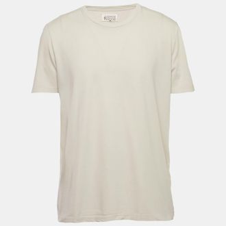 Maison Margiela Maison Martin Margiela Grey Jersey Crewneck T-Shirt