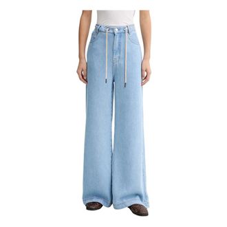 Munthe Mujer, Vaqueros, Azul, Talla: L