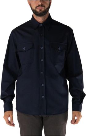 Cruna Camicia Osaka - Heren - Casual Overhemden - Blauw - XL - Overhemden