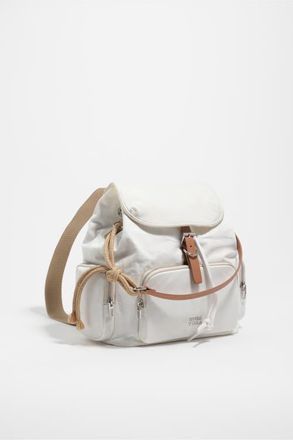 Bimba & Lola Nylon Multi-Pocket Backpack in White at Nordstrom